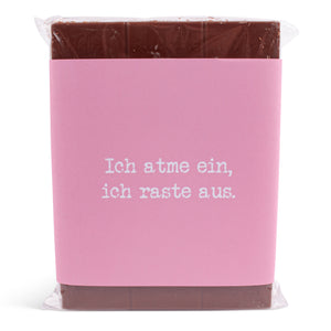 Schokolade "Ich atme ein, ich raste aus!" - meinherzschlag.de