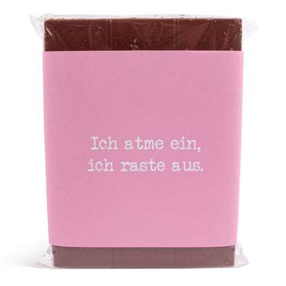 Schokolade "Ich atme ein, ich raste aus!" - meinherzschlag.de