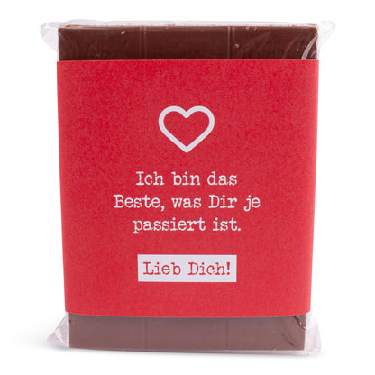 Schokolade "Ich bin das Beste" - meinherzschlag.de