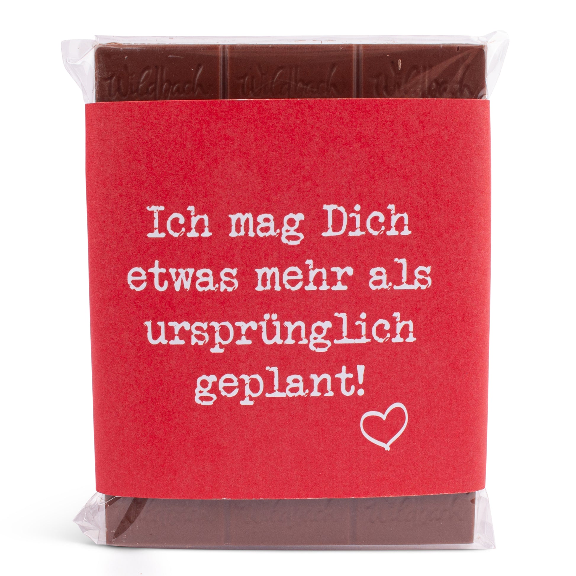 Schokolade "Ich mag Dich etwas mehr" - meinherzschlag.de