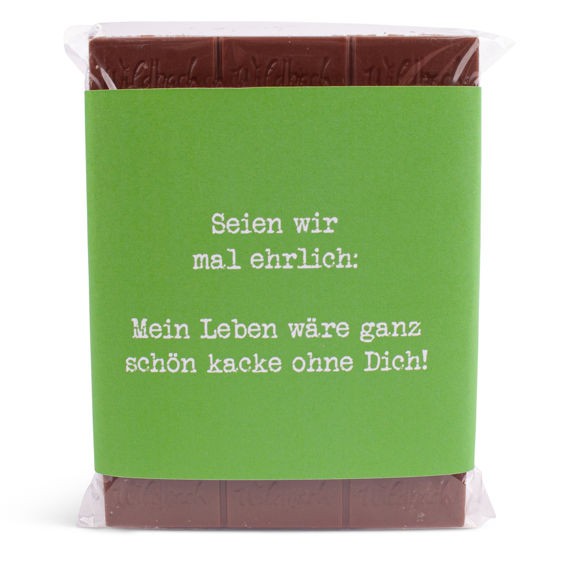 Schokolade "Ganz schön kacke ohne Dich!" - meinherzschlag.de