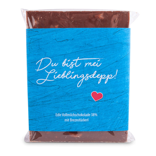 Bayrische Schokolade "Lieblingsdepp" - meinherzschlag.de