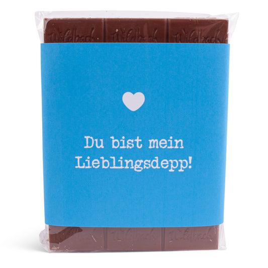 Schokolade "Lieblingsdepp" - meinherzschlag.de