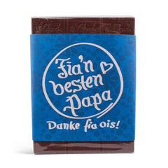 Schokolade "Fia'n besten Papa"