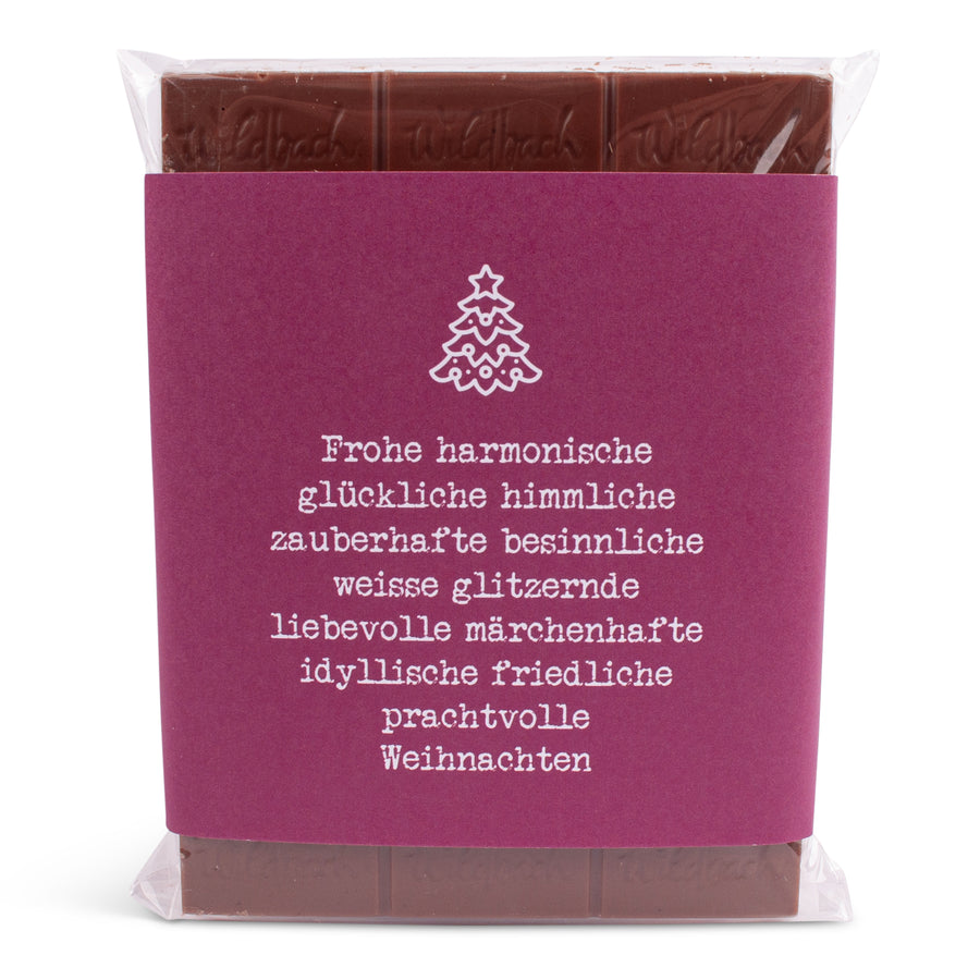 Schokolade "Himmlische Weihnachten" - meinherzschlag.de