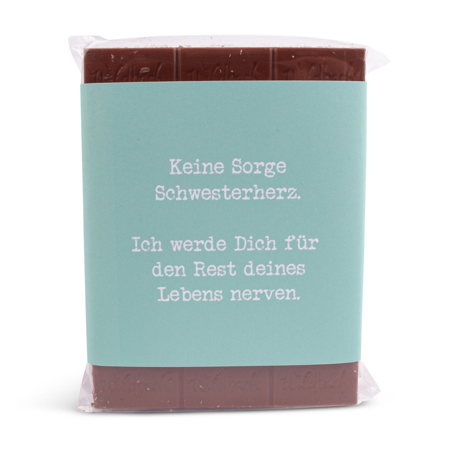 Schokolade "Schwesterherz" - meinherzschlag.de