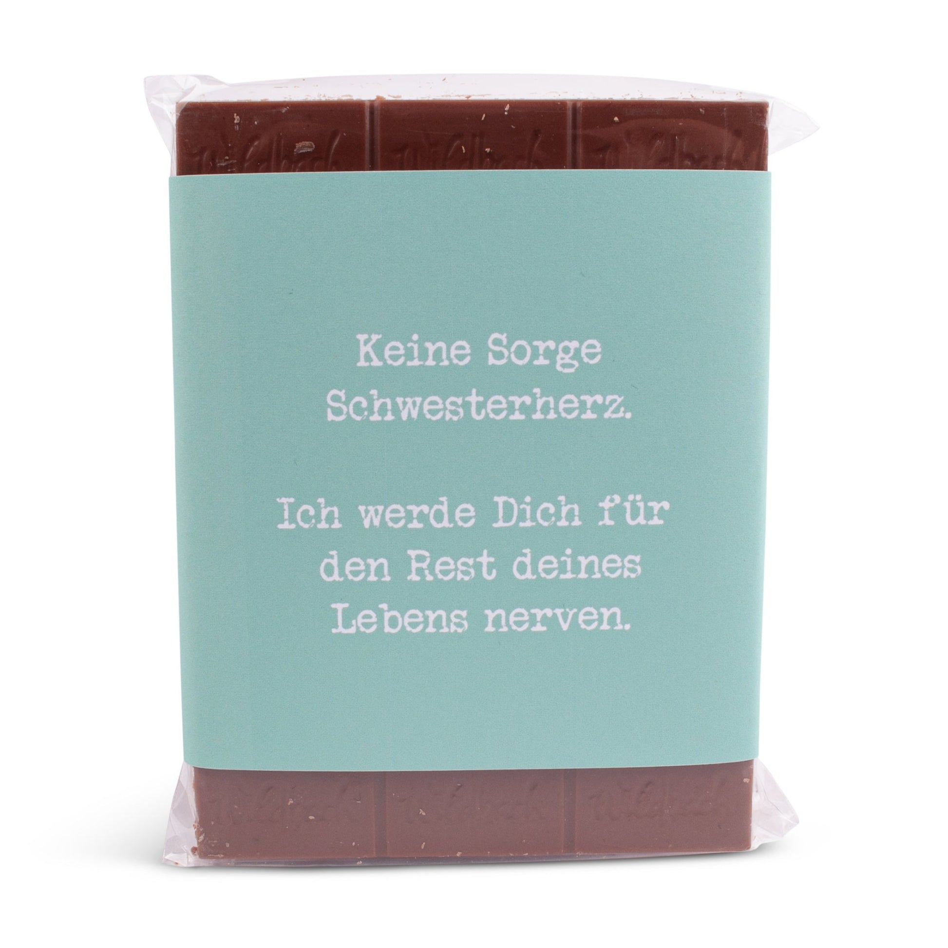 Schokolade "Schwesterherz" - meinherzschlag.de