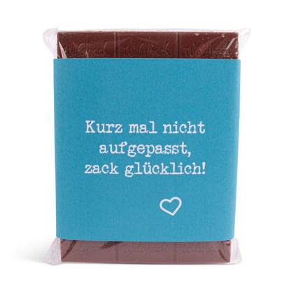 Schokolade "Zack glücklich!" - meinherzschlag.de