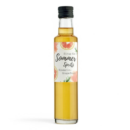 Sommer - Spritz - Sirup "Rosmarin & Grapefruit" - meinherzschlag.de