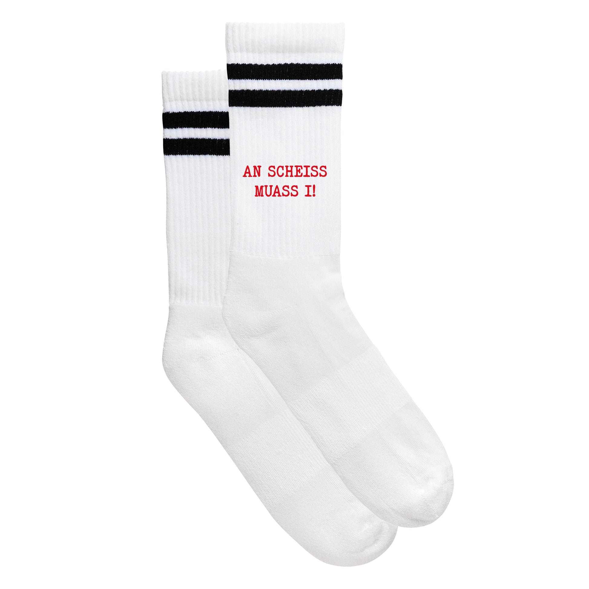 Sportsocken "An Scheiss muass i!" - meinherzschlag.de