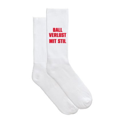 Sportsocken "Ballverlust mit Stil" - meinherzschlag.de