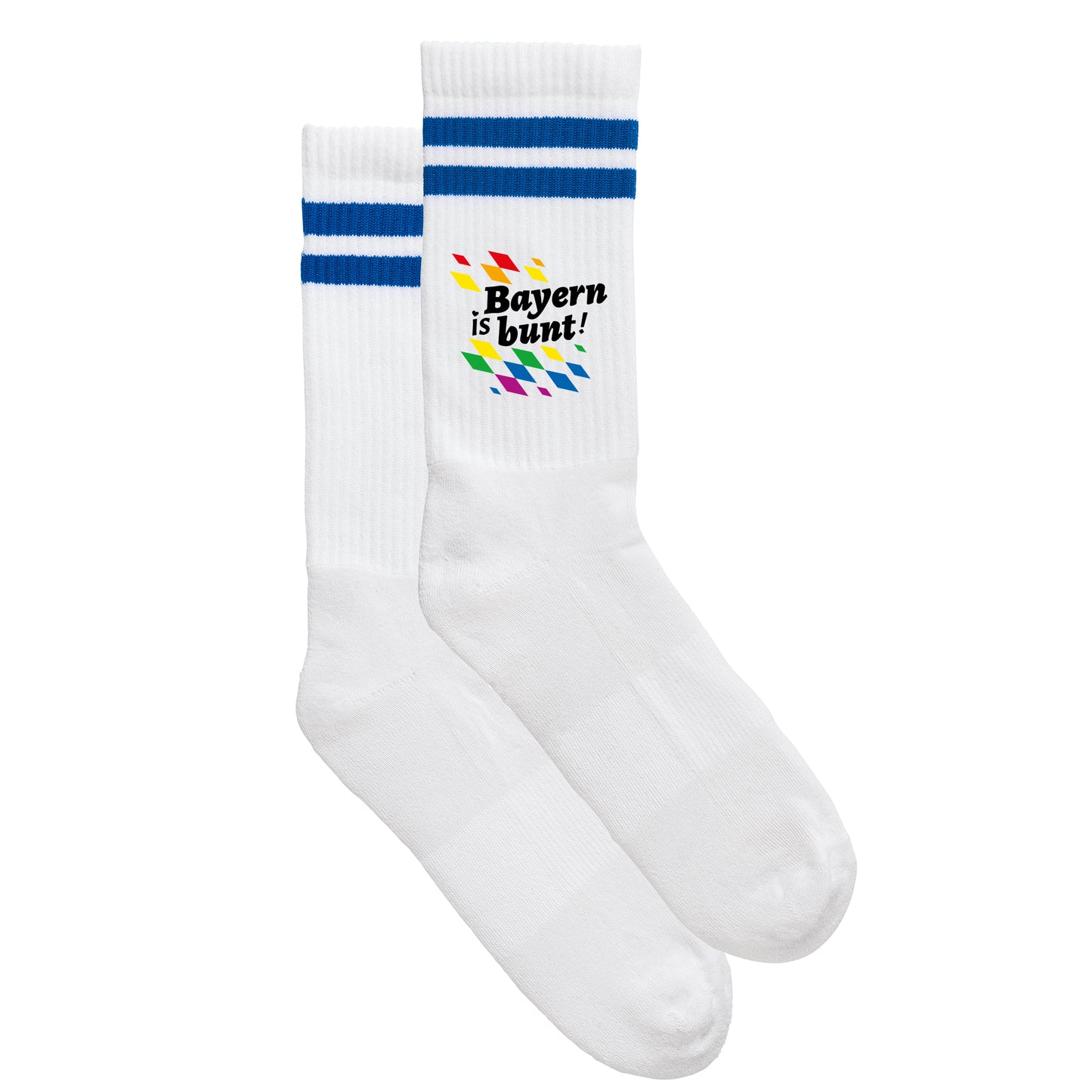 Sportsocken "Bayern is bunt!" - meinherzschlag.de