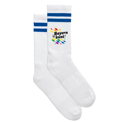 Sportsocken "Bayern is bunt!" - meinherzschlag.de