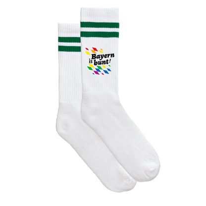 Sportsocken "Bayern is bunt!" - meinherzschlag.de