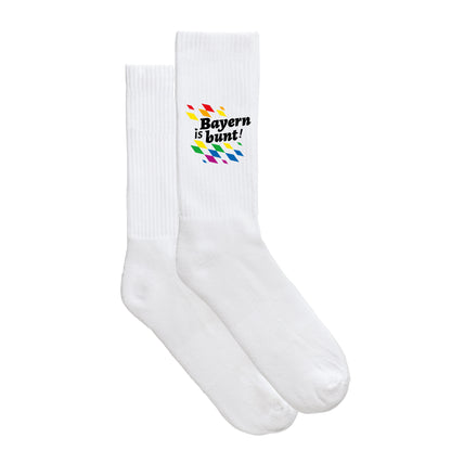 Sportsocken "Bayern is bunt!" - meinherzschlag.de