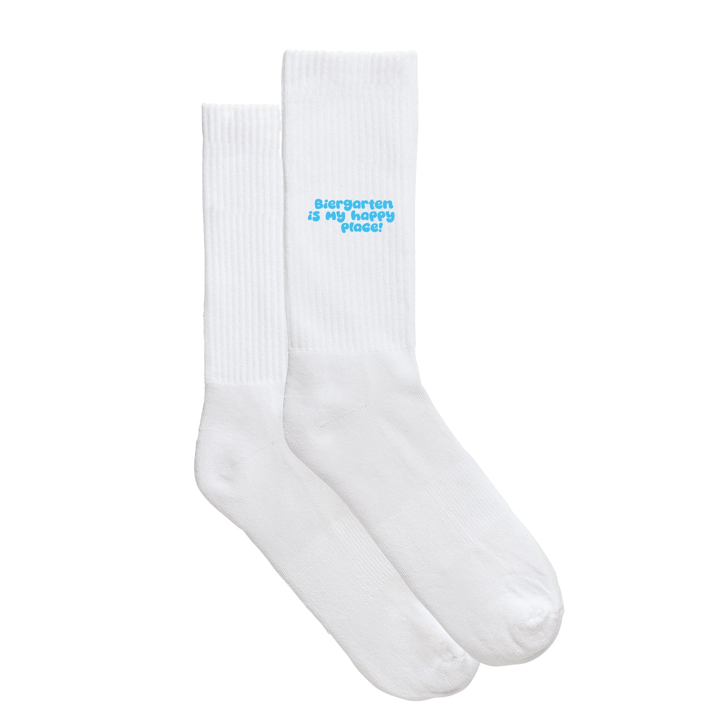 Sportsocken "Biergarten is my happy place!"