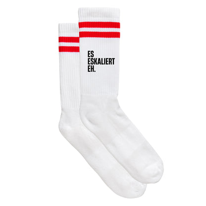 Sportsocken "Es eskaliert eh."