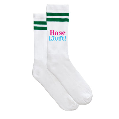Sportsocken "Hase läuft!"