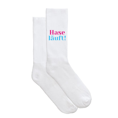 Sportsocken "Hase läuft!"