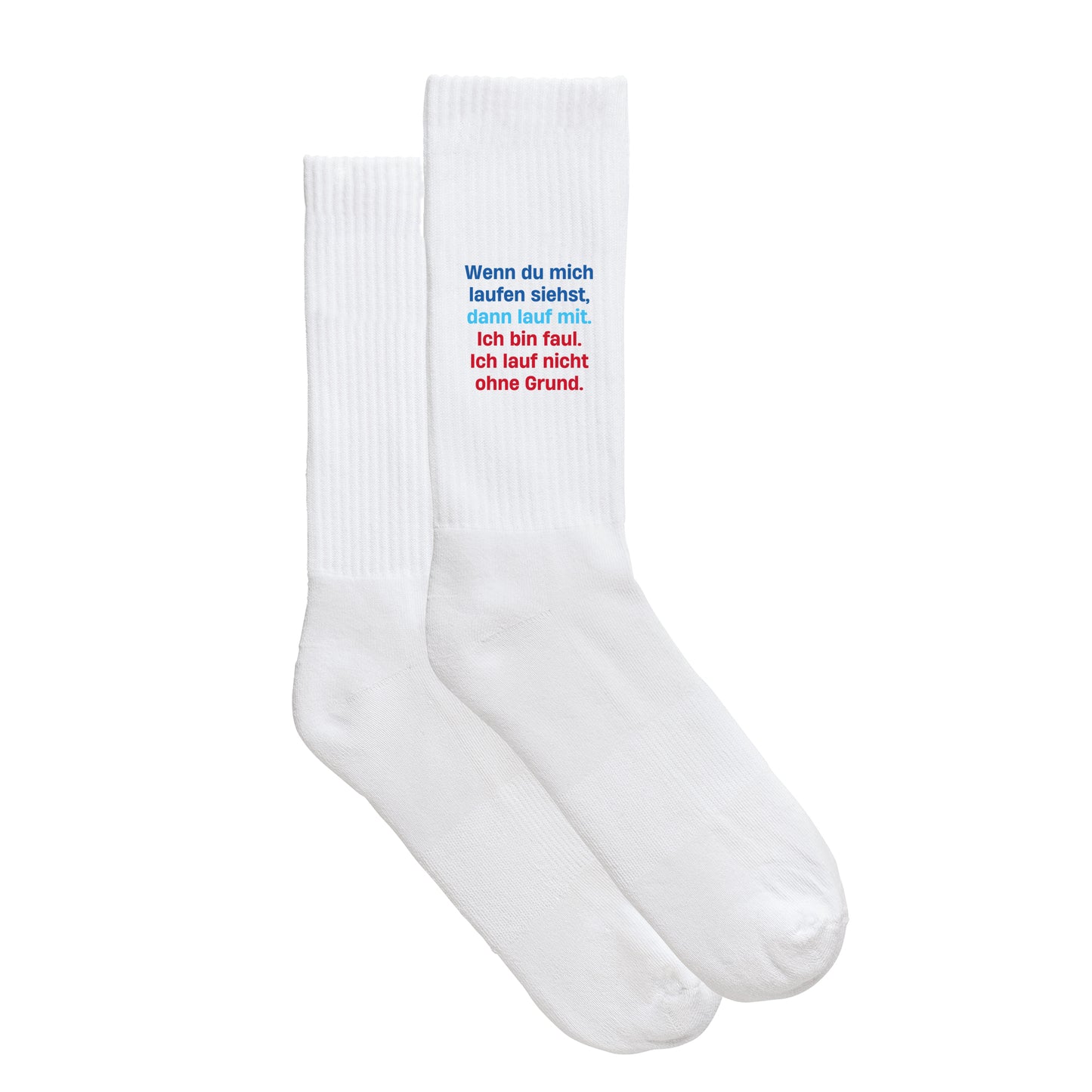 Sportsocken "Ich bin faul"