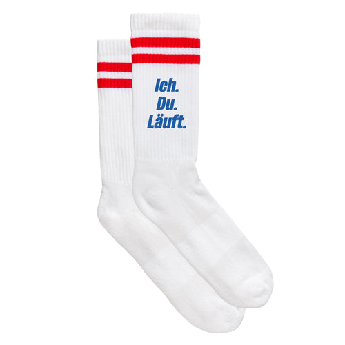 Sportsocken "Ich. Du. Läuft."