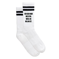 Sportsocken "WLAN im Gym"