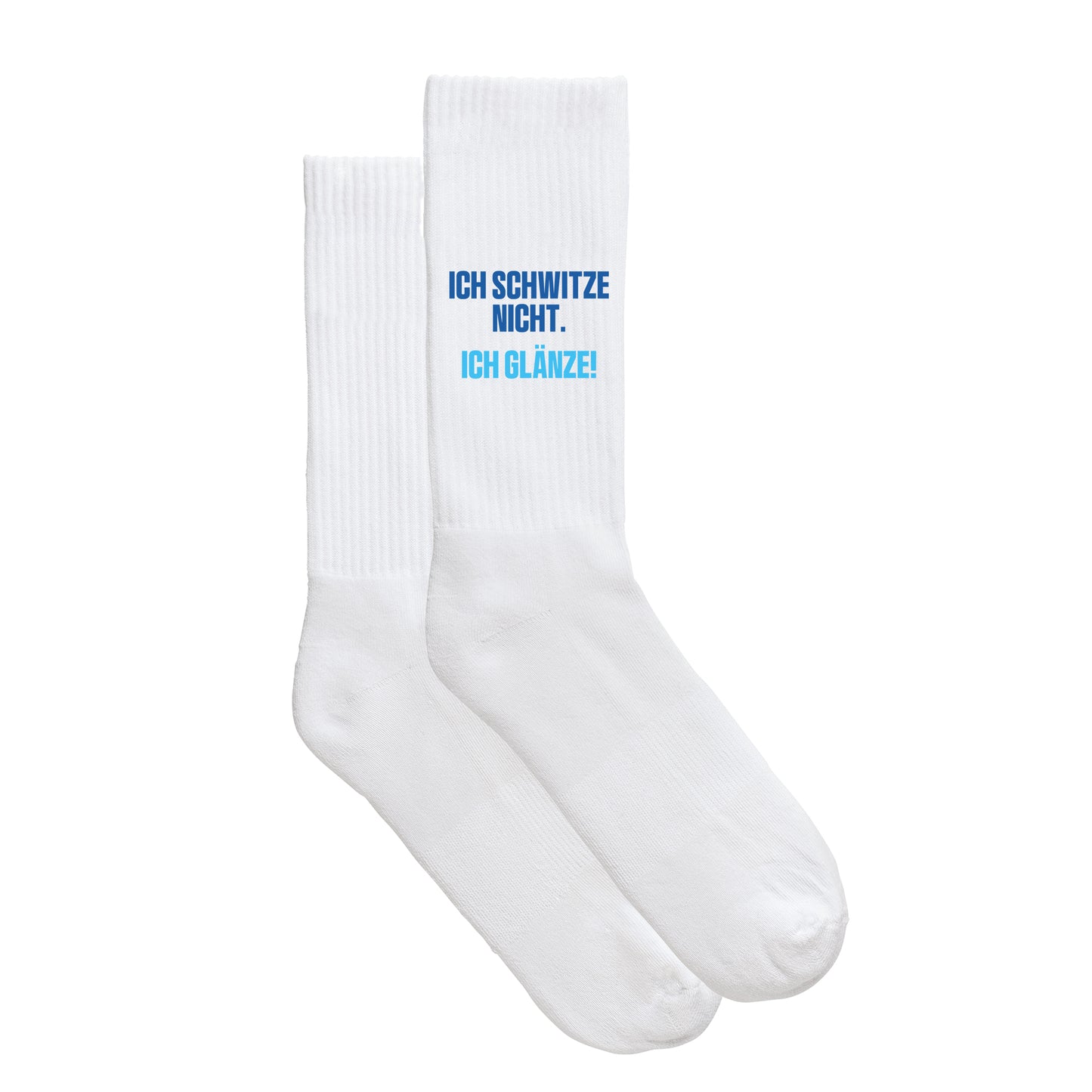 Sportsocken "Ich schwitze nicht. Ich glänze." - meinherzschlag.de