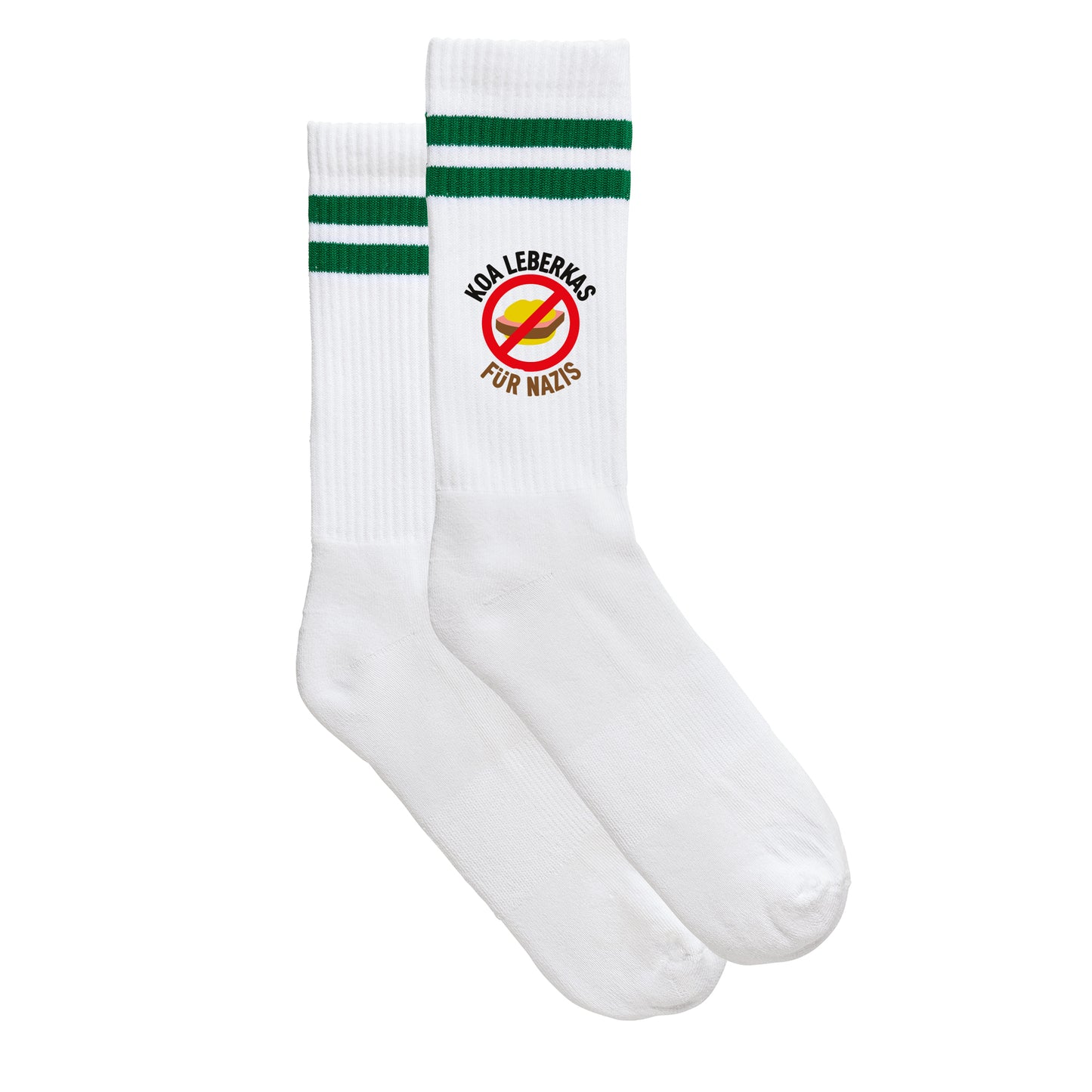 Sportsocken "Koa Leberkas für Nazis"