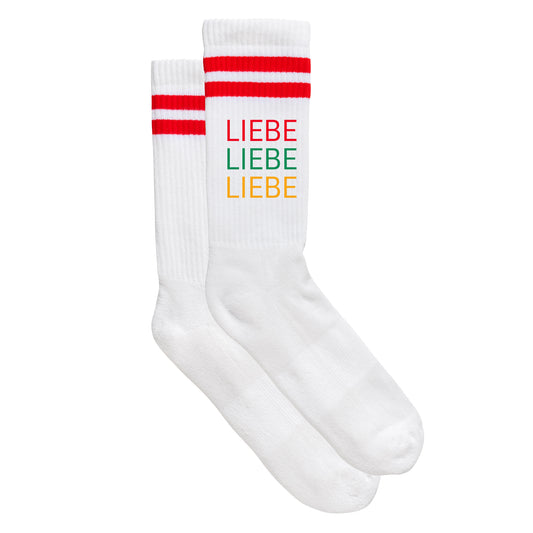 Sportsocken "LIEBE LIEBE LIEBE"