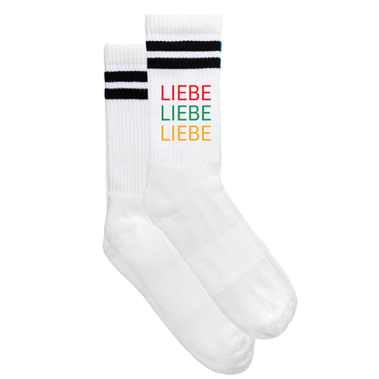 Sportsocken "LIEBE LIEBE LIEBE"