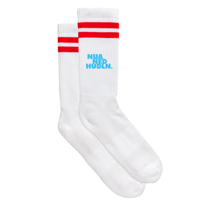 Sportsocken "Nua ned hudln."