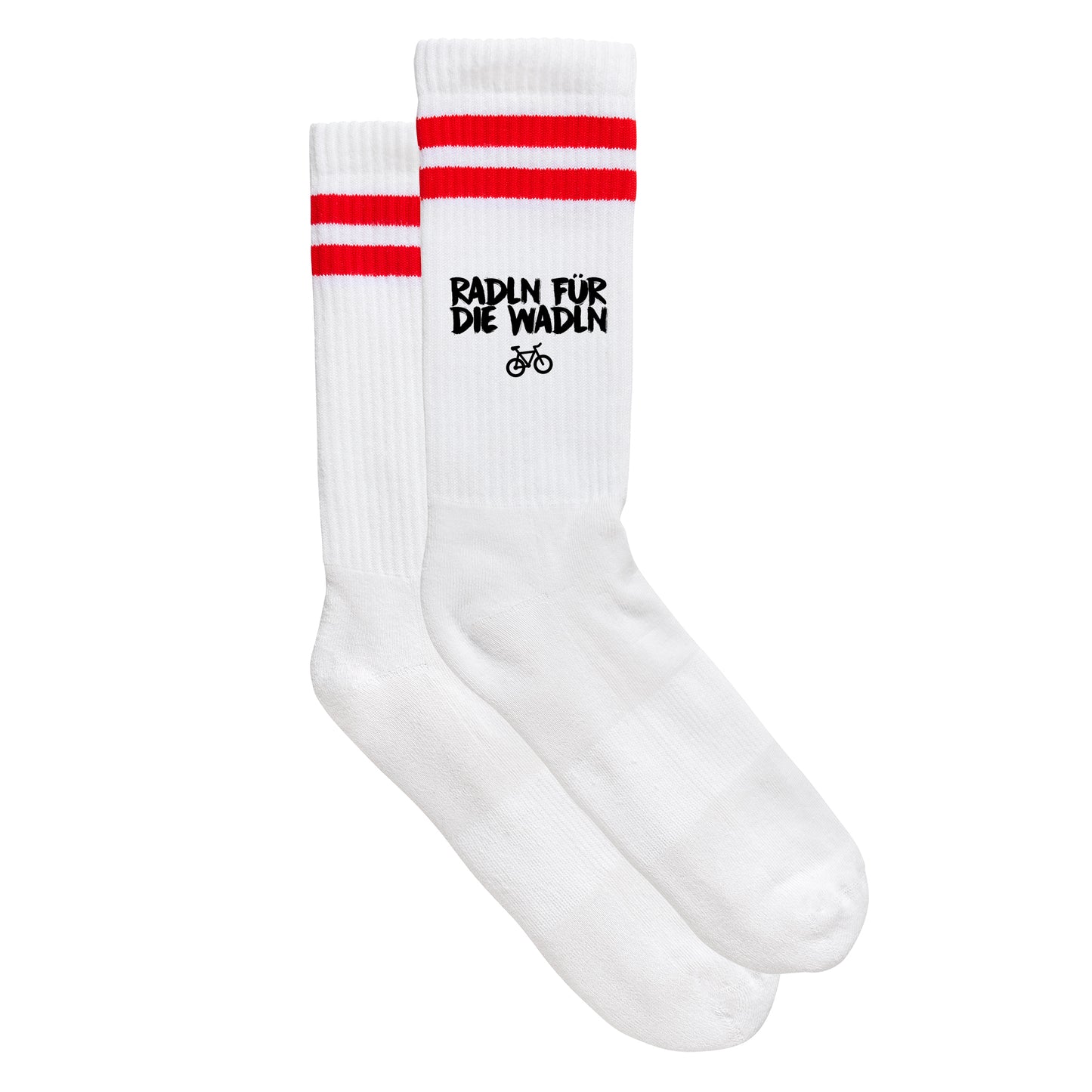 Sportsocken "Radln für die Wadln" - meinherzschlag.de