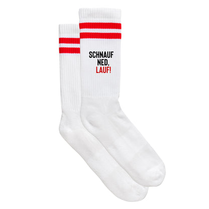 Sportsocken "Schnauf ned, lauf!"