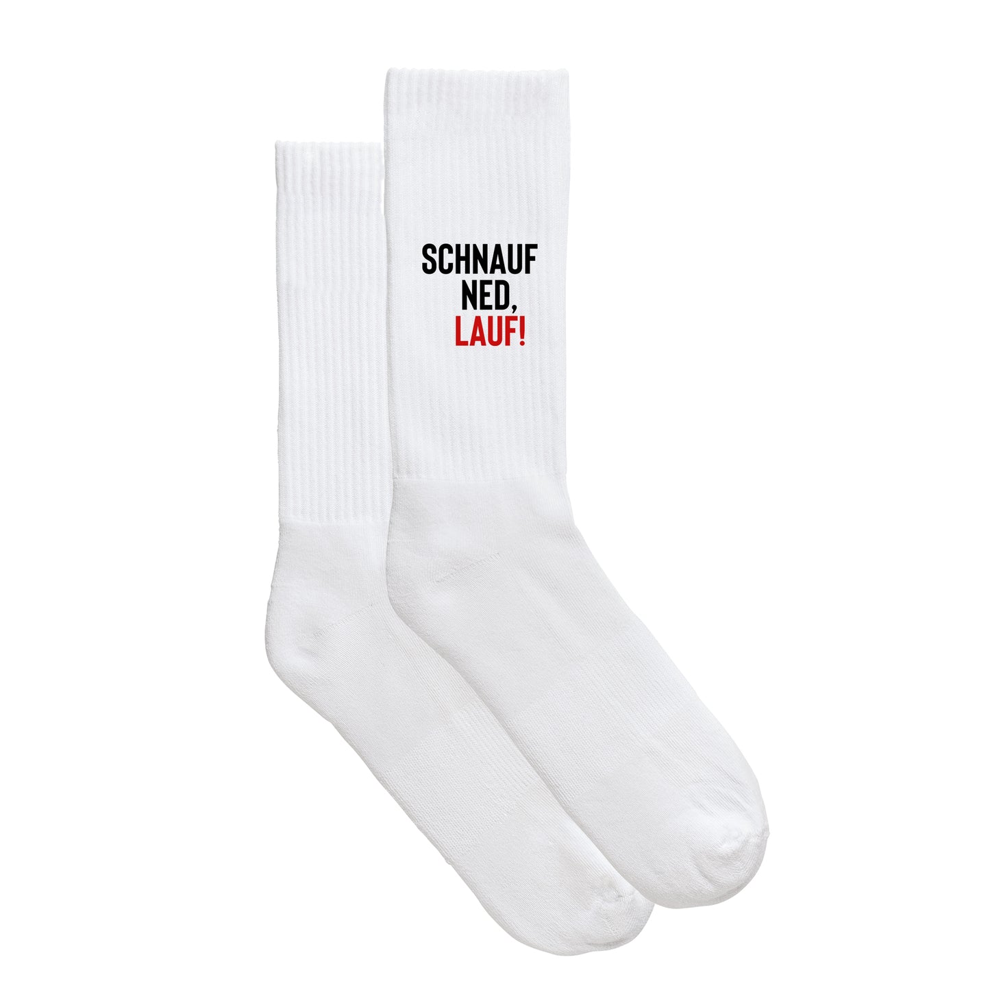 Sportsocken "Schnauf ned, lauf!"