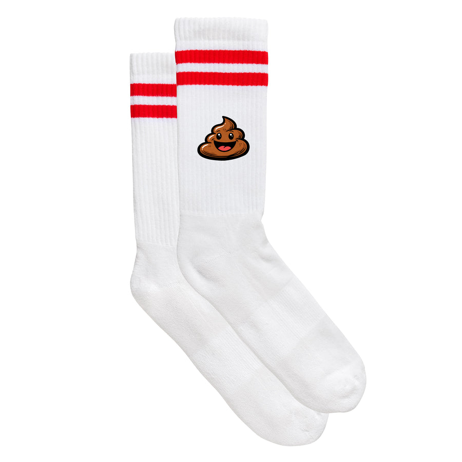 Smiley-Sportsocken "Scheisse"