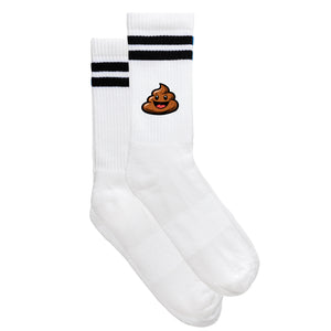 Smiley-Sportsocken "Scheisse"