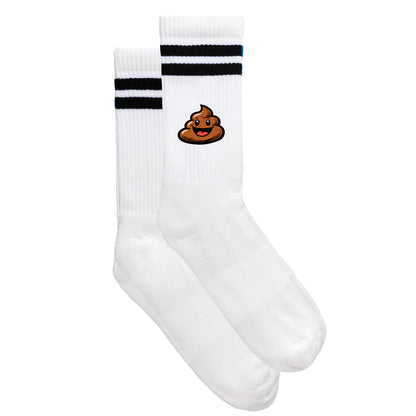 Smiley-Sportsocken "Scheisse"