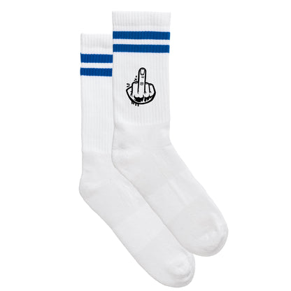 Smiley-Sportsocken "F*ck You!"