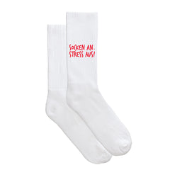 Sportsocken "Socken an. Stress aus."
