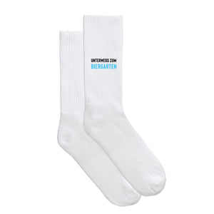 Sportsocken "Unterwegs zum Biergarten"