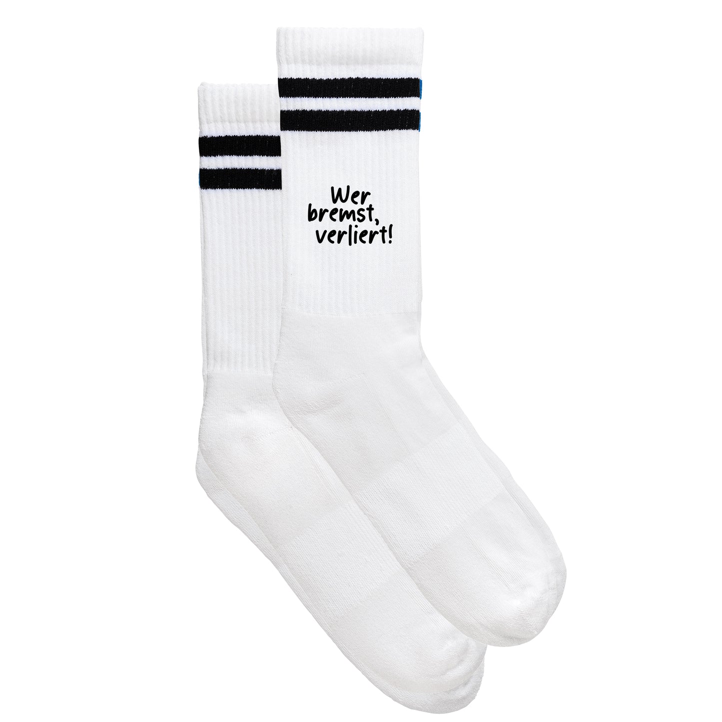 Sportsocken "Wer bremst, verliert!"
