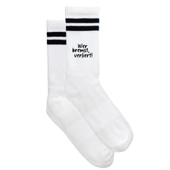 Sportsocken "Wer bremst, verliert!"