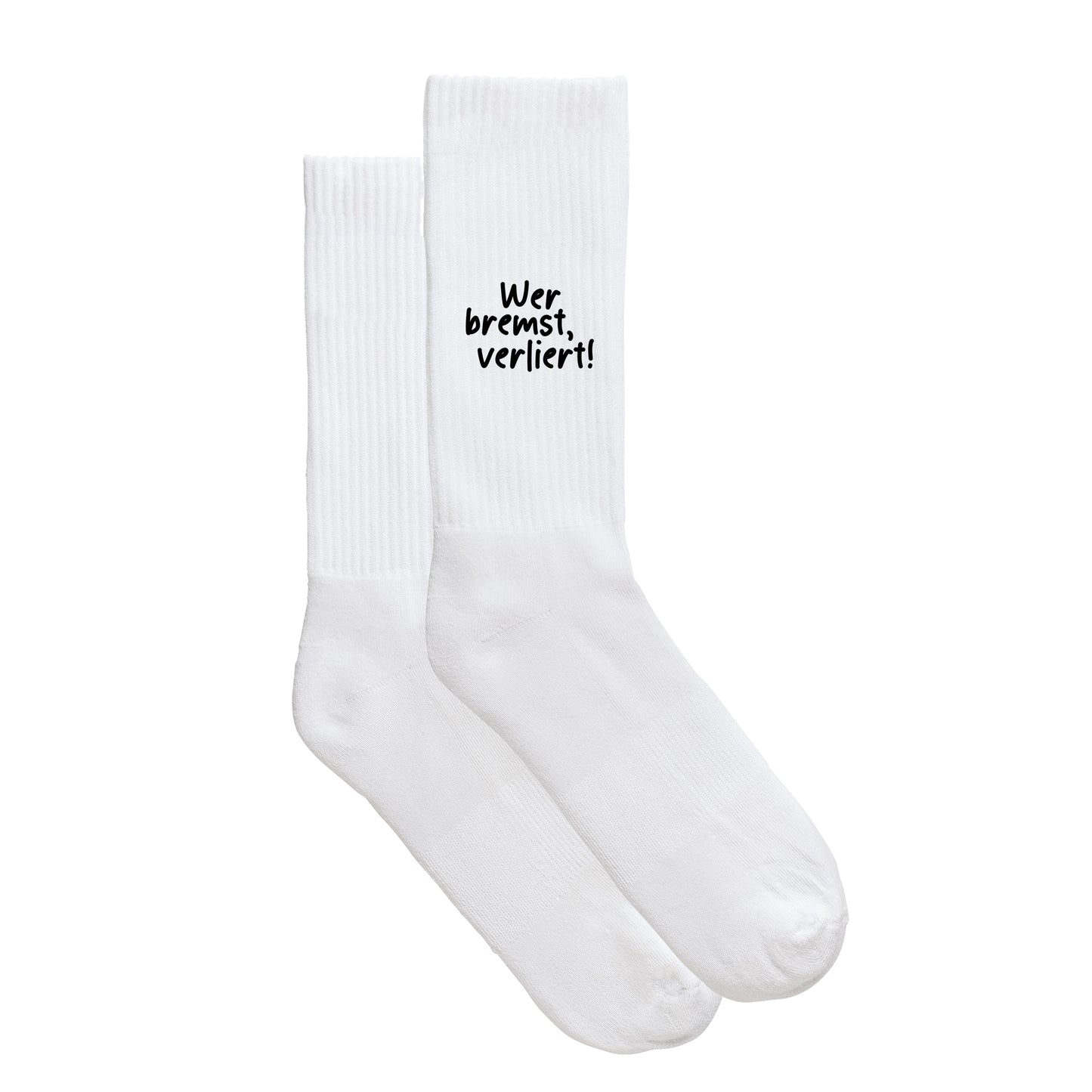 Sportsocken "Wer bremst, verliert!"