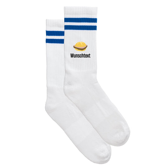 Sportsocken "Leberkas mit Wunschname"