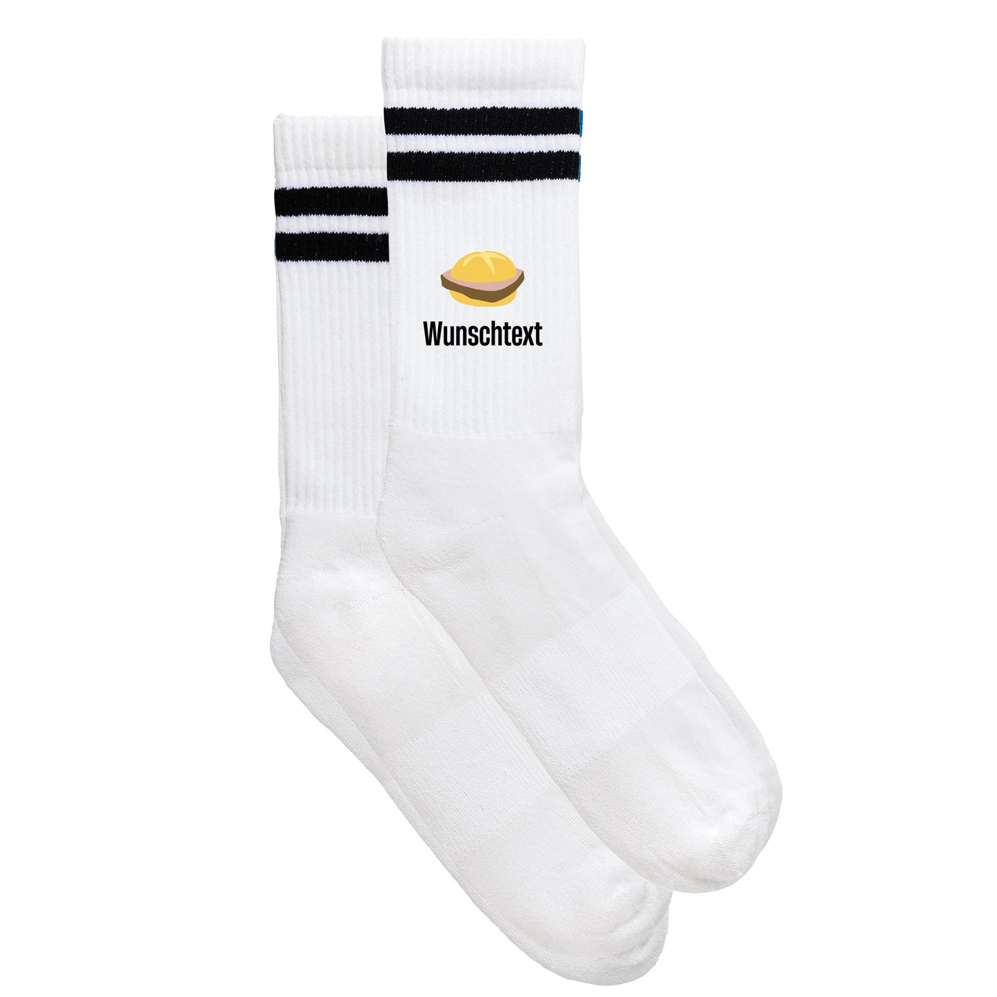 Sportsocken "Leberkas mit Wunschname"