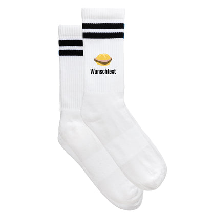 Sportsocken "Leberkas mit Wunschname"