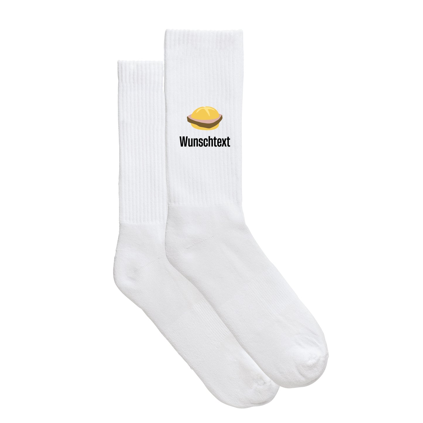 Sportsocken "Leberkas mit Wunschname"