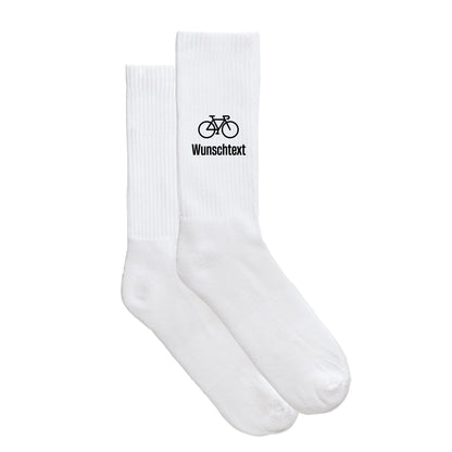 Sportsocken "Radl mit Wunschname"