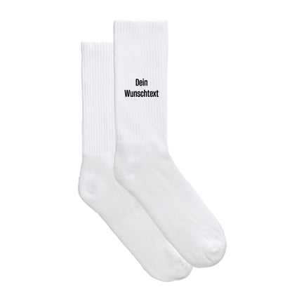 Sportsocken "Wunschtext"