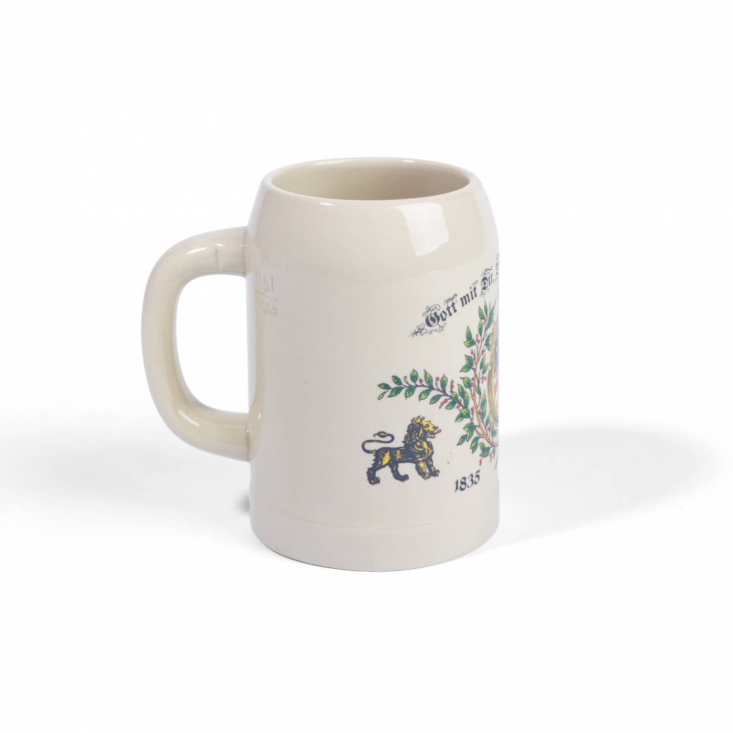 Stein - Bierkrug "Gott mit Dir" - meinherzschlag.de